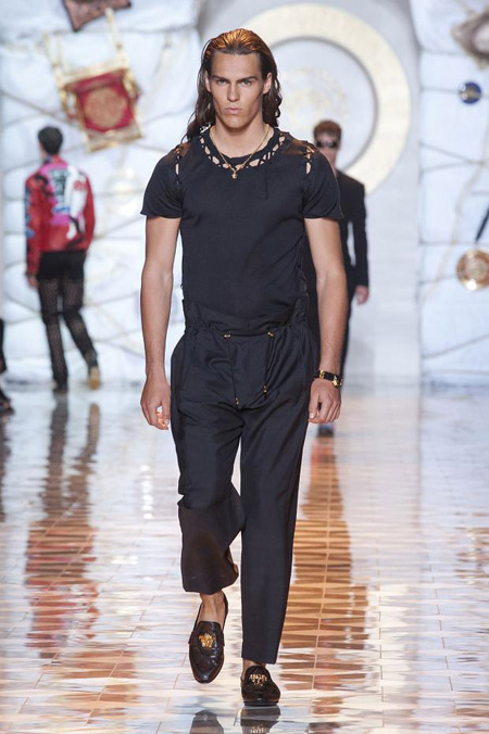 Menswear: Versace Spring 2015