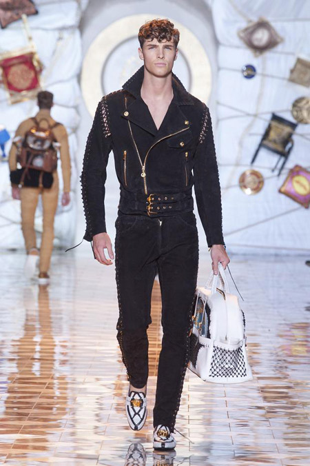 Menswear: Versace Spring 2015