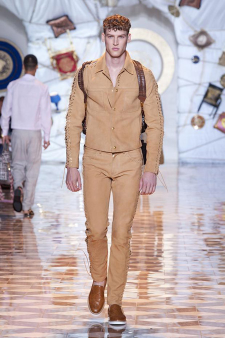 Menswear: Versace Spring 2015