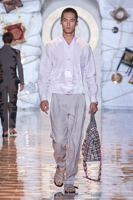 Menswear: Versace Spring 2015