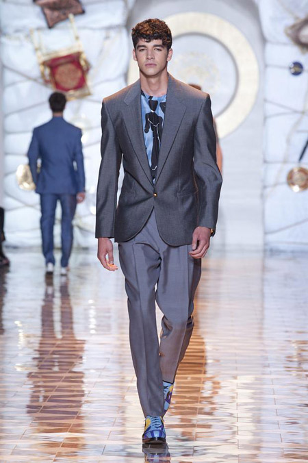 Menswear: Versace Spring 2015