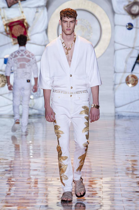 Menswear: Versace Spring 2015