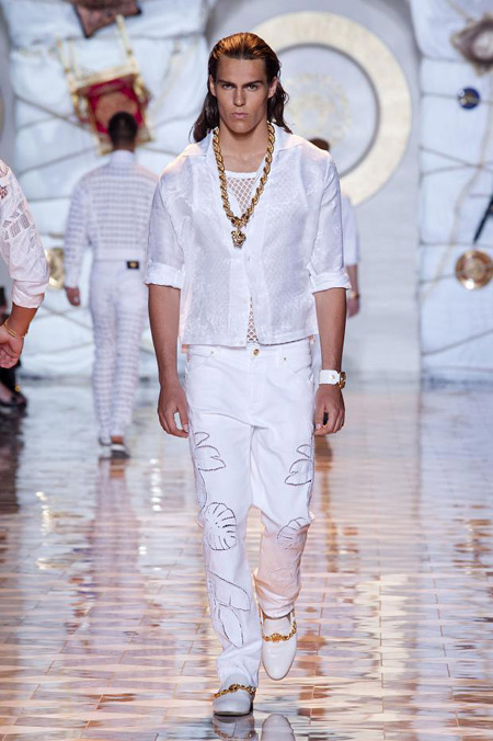 Menswear: Versace Spring 2015