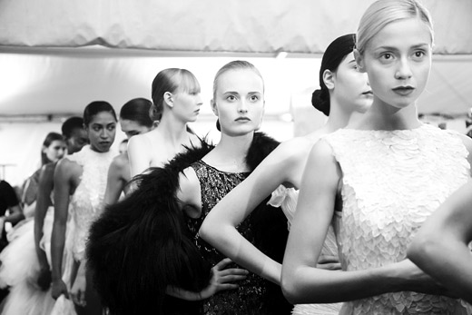 Backstage of Vienna fashion week through the eyes of a photographer