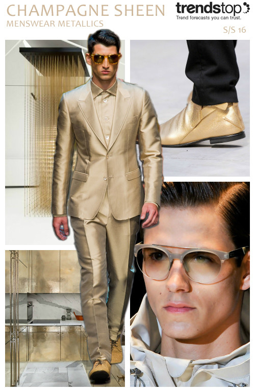 Spring-Summer 2016 Fashion trends: Metallics