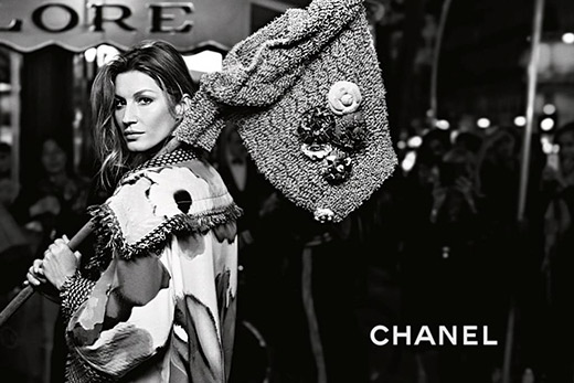 Chanel's Spring/Summer 2015 campaign: the barefoot Gisele Bundchen